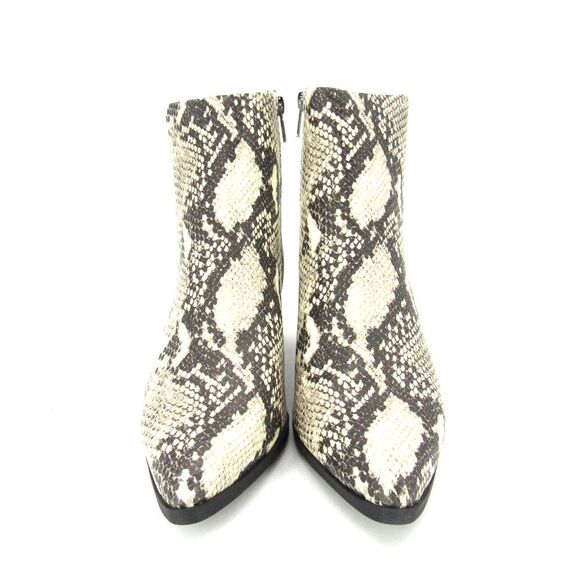 Madden Girl Women's White Snake Print Dafni Booties SZ 8.5 - Picture 2 of 9